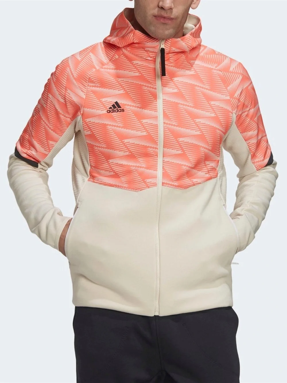 adidas Designed for Gameday Full-Zip Hoodie Size: Medium